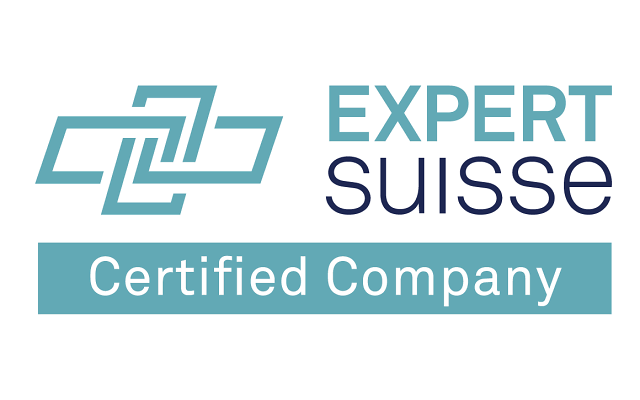 EXPERTsuisse Logo Label farbig EXPERTsuisse Logo Label farbig