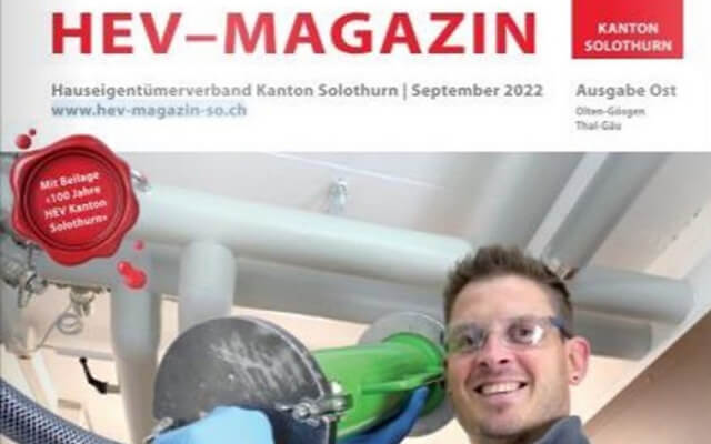 HEV Magazin Solothurn Titelseite September 2022 HEV Magazin Solothurn Titelseite September 2022